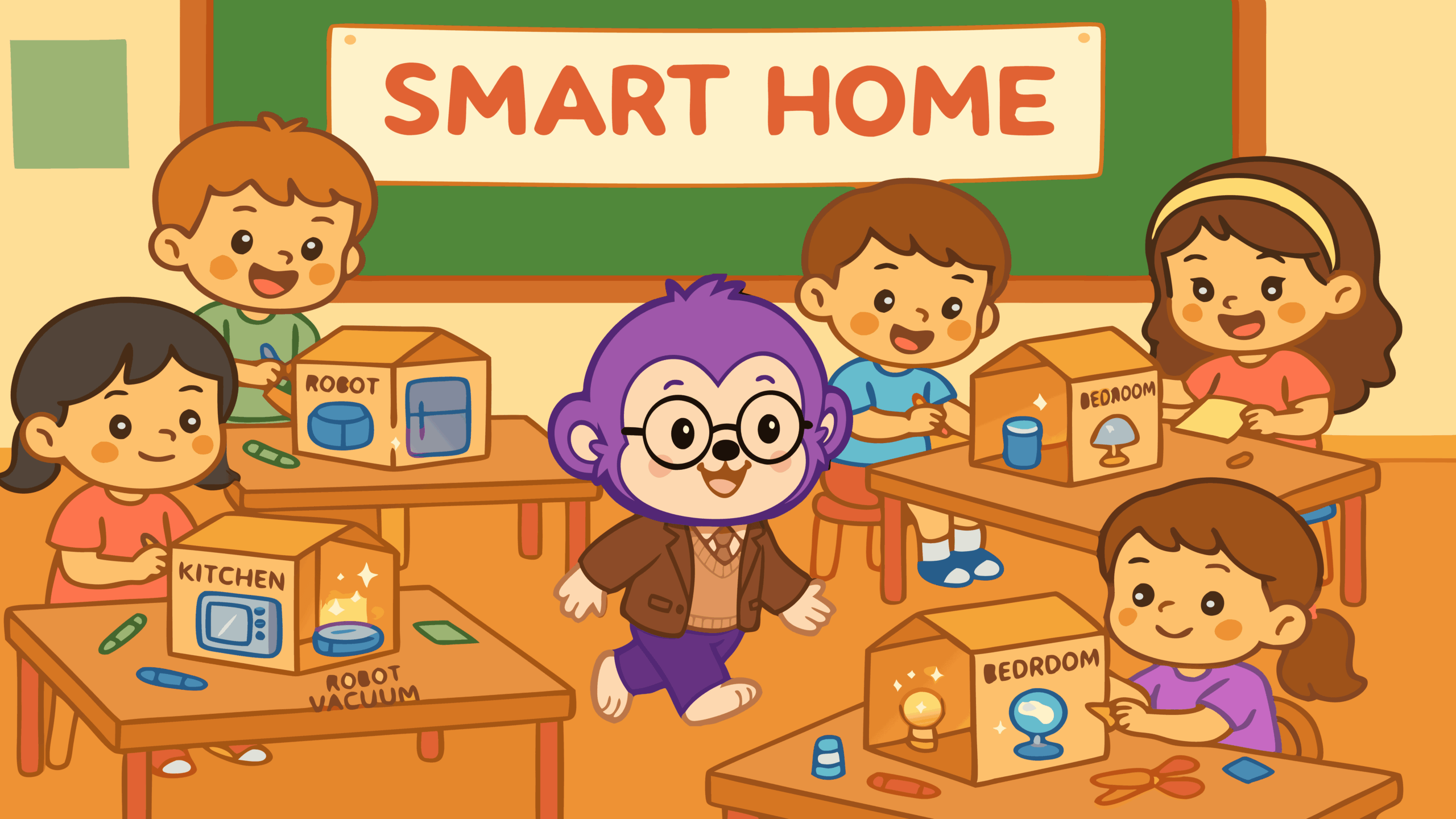 K-3:M2W3:Create a Smart Home (Craft Integration)
