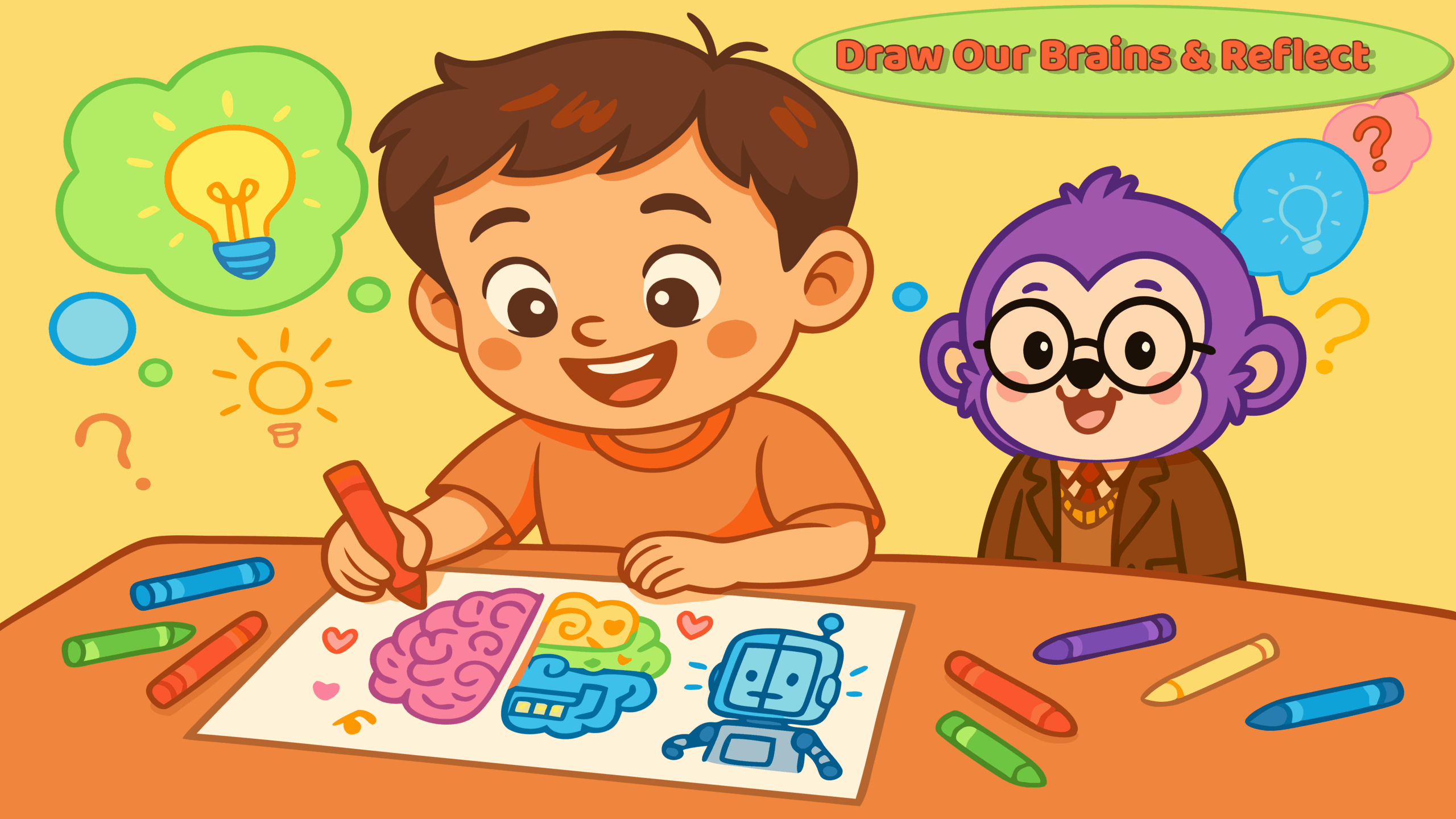 K-3: M3W4:Draw Our Brains & Reflect