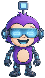 Chimpu robot mascot